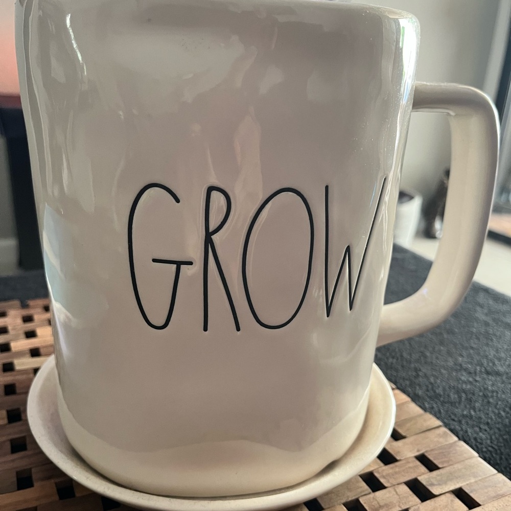 Rae Dunn Grow planter